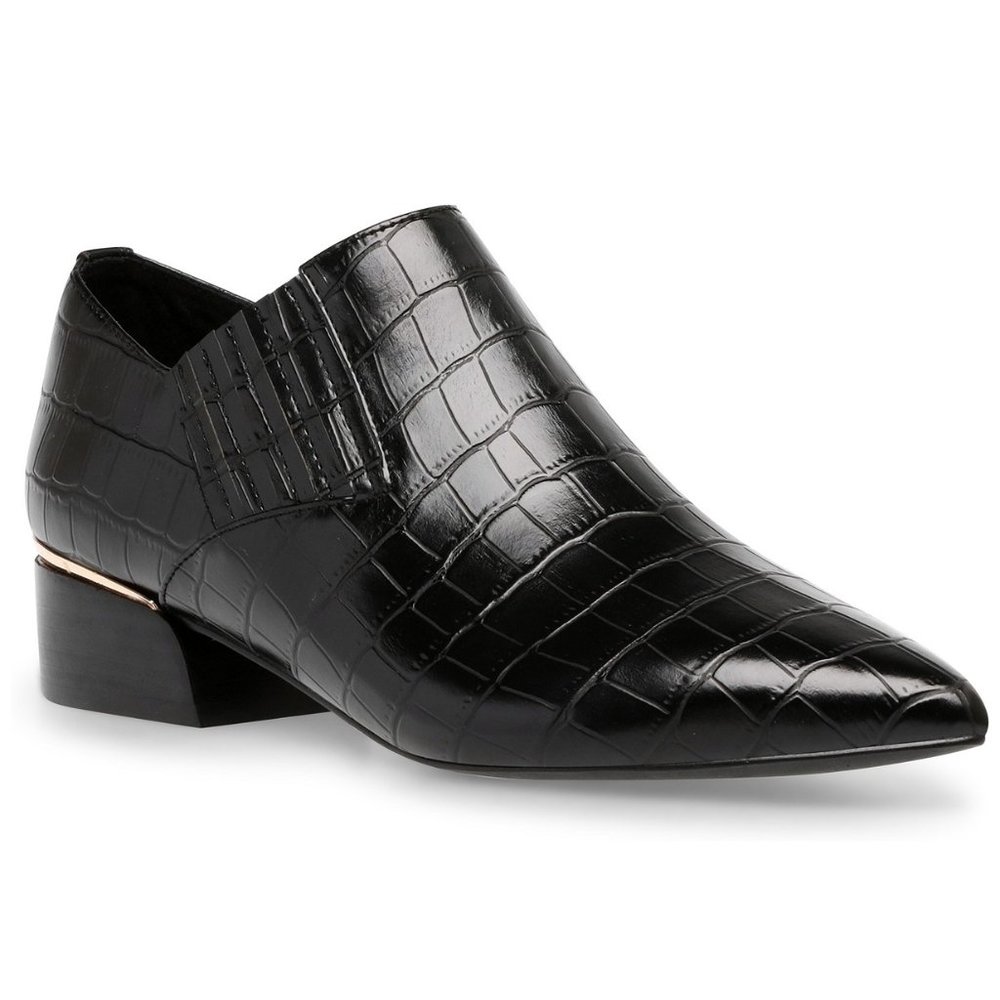Steve Madden Crocodile Embossed Loafers